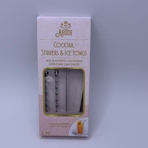 Cocktail Stirrers and Ice Tongs